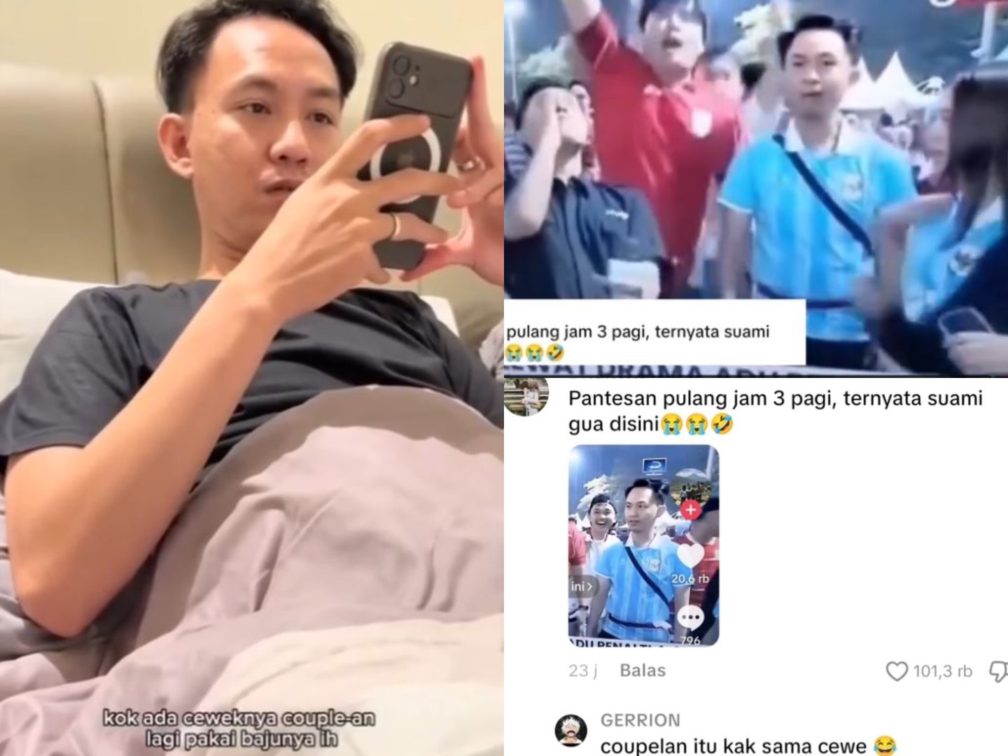 Niat Nonton Bola Malah Masuk TV, Suami Apes Ini Kena Sidang Istri Gegara Kedapatan Pakai Jersey Matching