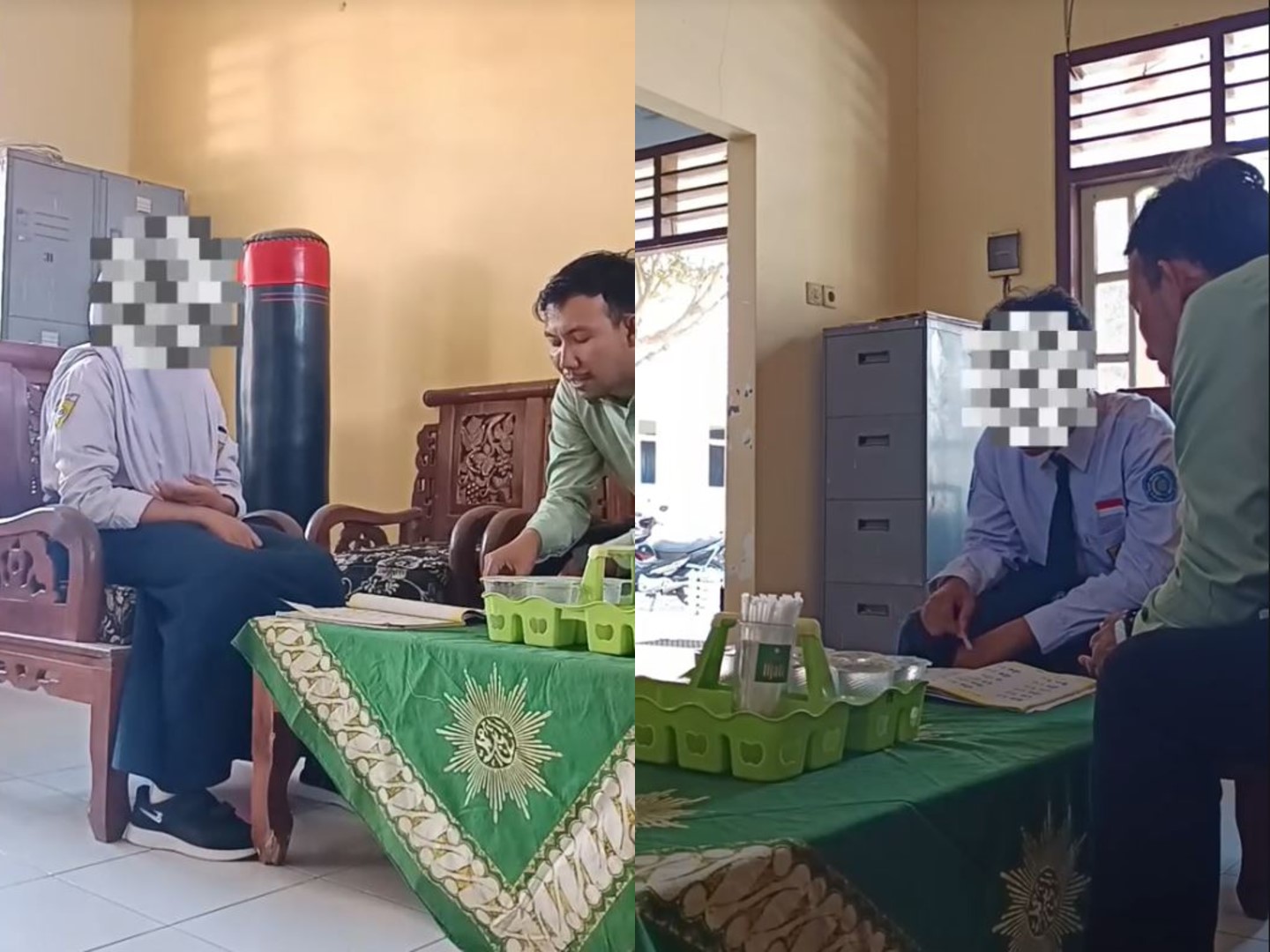 Momen Guru SMP Menuntun Anak Didiknya Belajar Membaca Bikin Haru, Komentar Netizen Malah Bikin Waspada